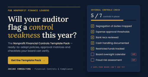 Nonprofit Financial Controls Template Pack
